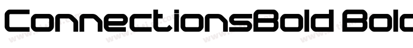 ConnectionsBold Bold字体转换